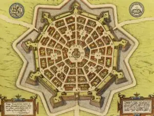 Antica Pianta di Palmanova.