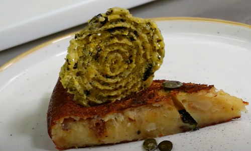 Frico alla carnica con i semi di zucca ricetta chef