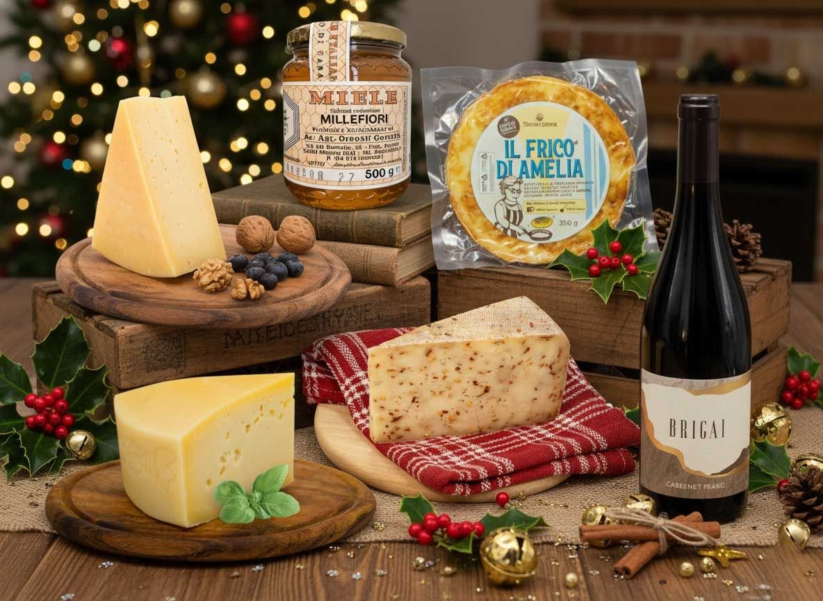 Formadi in taule - cesto di natale