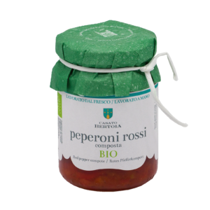 composta di peperoni rossi bio