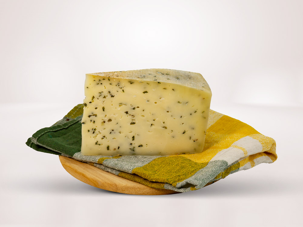 Formaggio latteria con erba cipollina