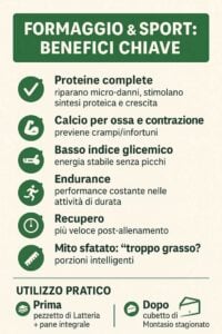 Formaggio e sport