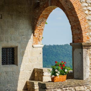 Vista dalla chiesa di San Giovanni Battista, Nimis
