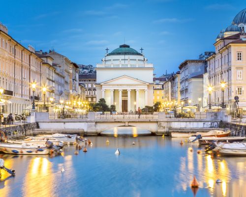canal grande in Trieste
