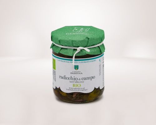 rdicchio di campo sott'olio evo